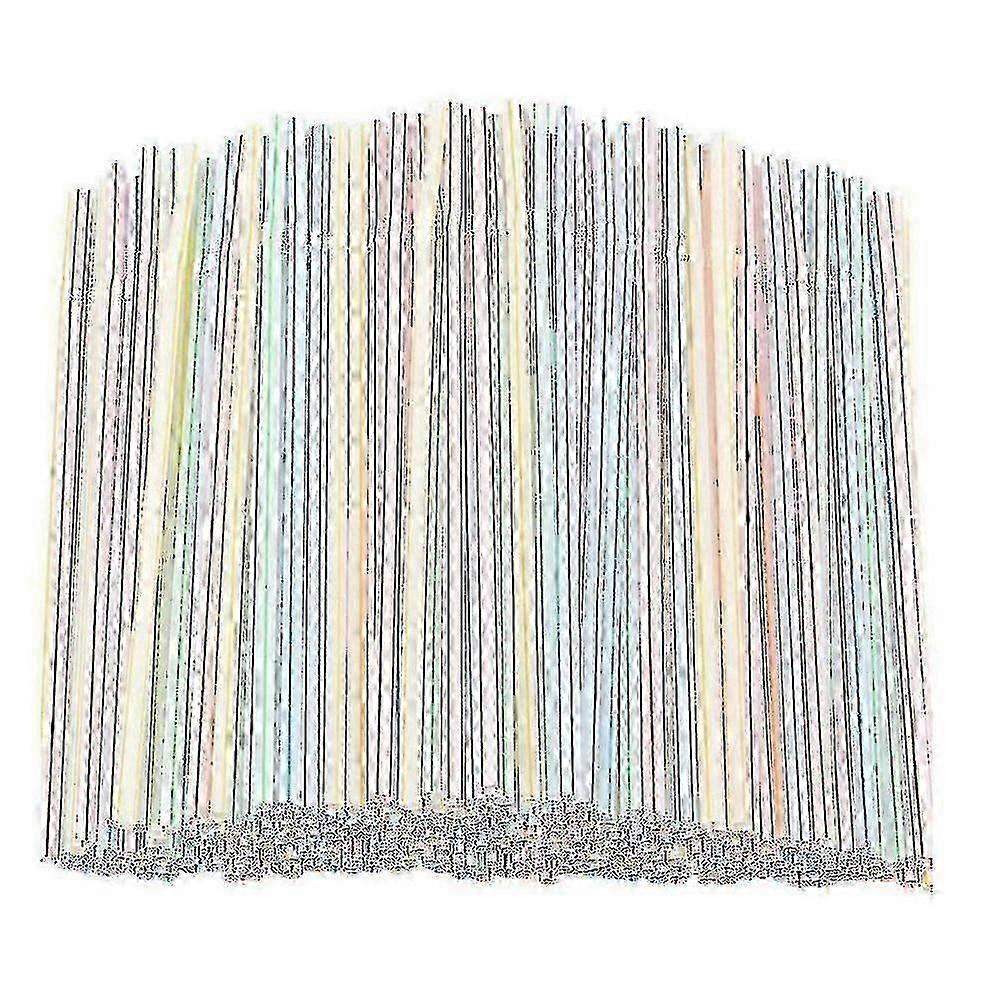 1000pcs Eco-Friendly Flexible Plastic Drinking Straws for Home, Bar, and Parties