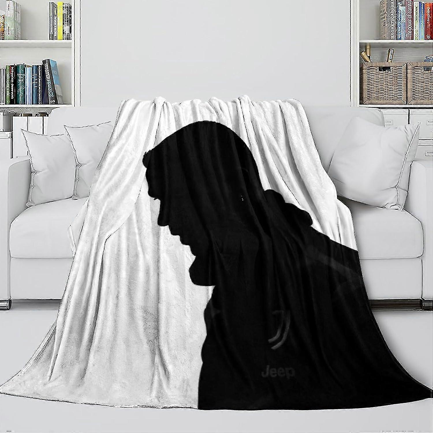 Couverture de football imprimée en 3D à la mode - couverture douce et chaude pour regarder la télévision au lieu d’utiliser le chauffage - conception anti-boulochage