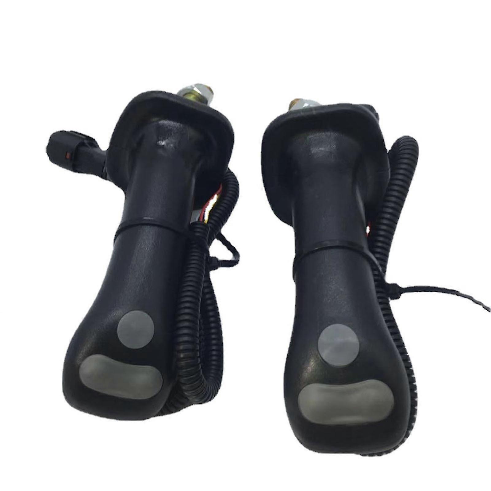 2PCS Excavator Joystick Handles Ergonomic Grip Precise Control Button Handle Excavator Joystick Kit for KOAVX DX225
