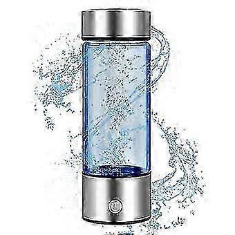 Hidrogén vizes palack, hordozható hidrogén vízionizáló gép, hidrogén vízgenerátor, hidrogénben gazdag vizes üveg egészségügyi csésze otthoni utazáshoz (tiszta)