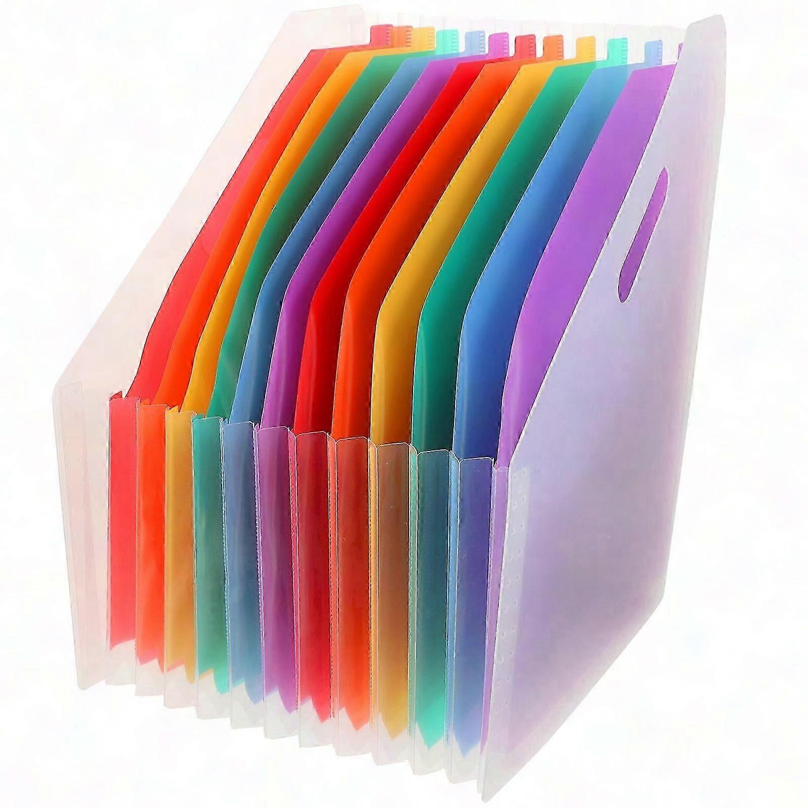 File Folder Organizer Expanding Accordion Document Holder