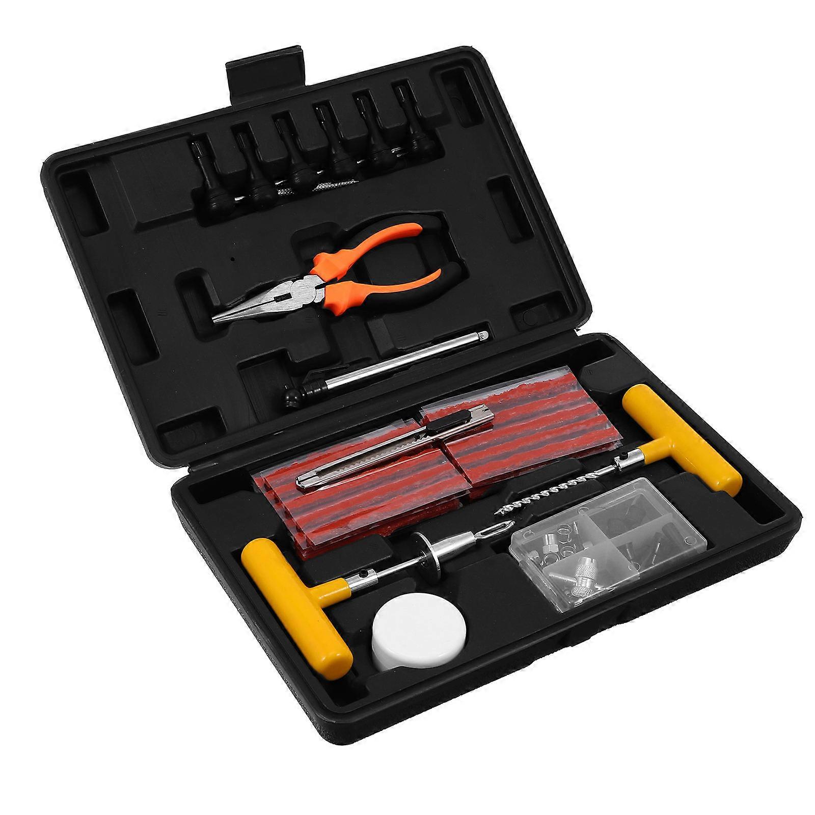 Car Tire Repair Tool Kit Portable Use For Drivers Assorted Color 100Pcs
