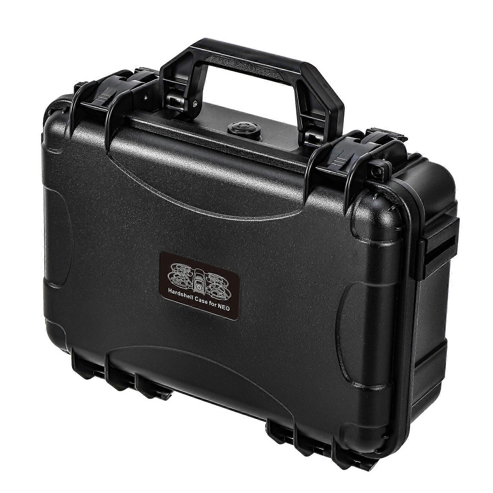 For DJI Neo STARTRC Waterproof PP Suitcase Shoulder Storage Box (Black)