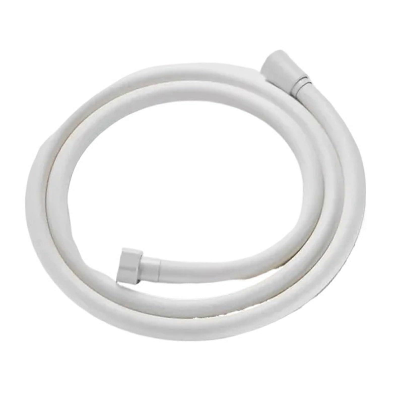 Flexible shower hose, PVC, silver/black, 1.5/2.0/3.0/4.0 m, 360° rotation