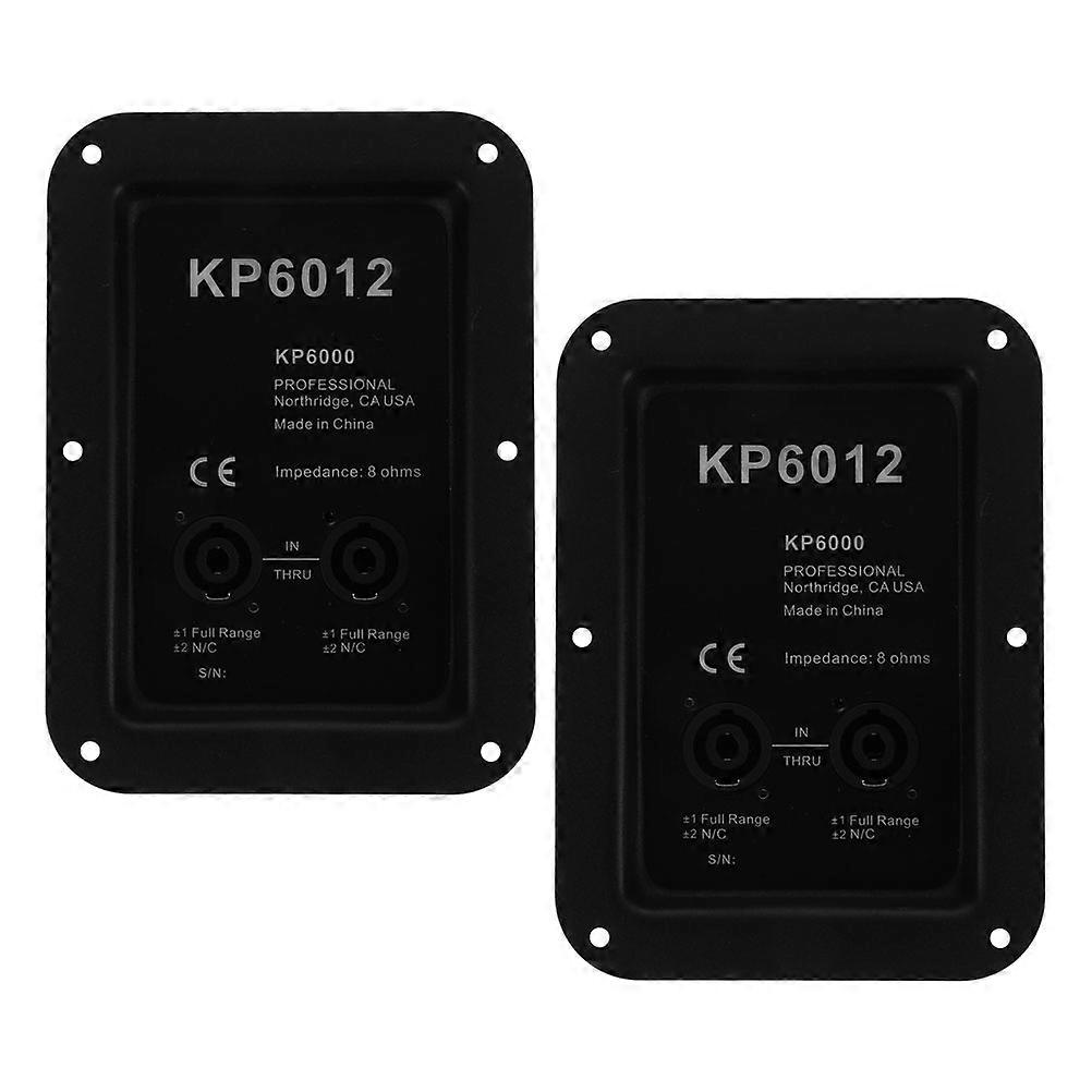 2 Pcs Plug Speaker Junction Box Connector Plate Secure Speaker Wire Terminal for Stage Box – Durable Design, Easy Installation, and Clear Sound