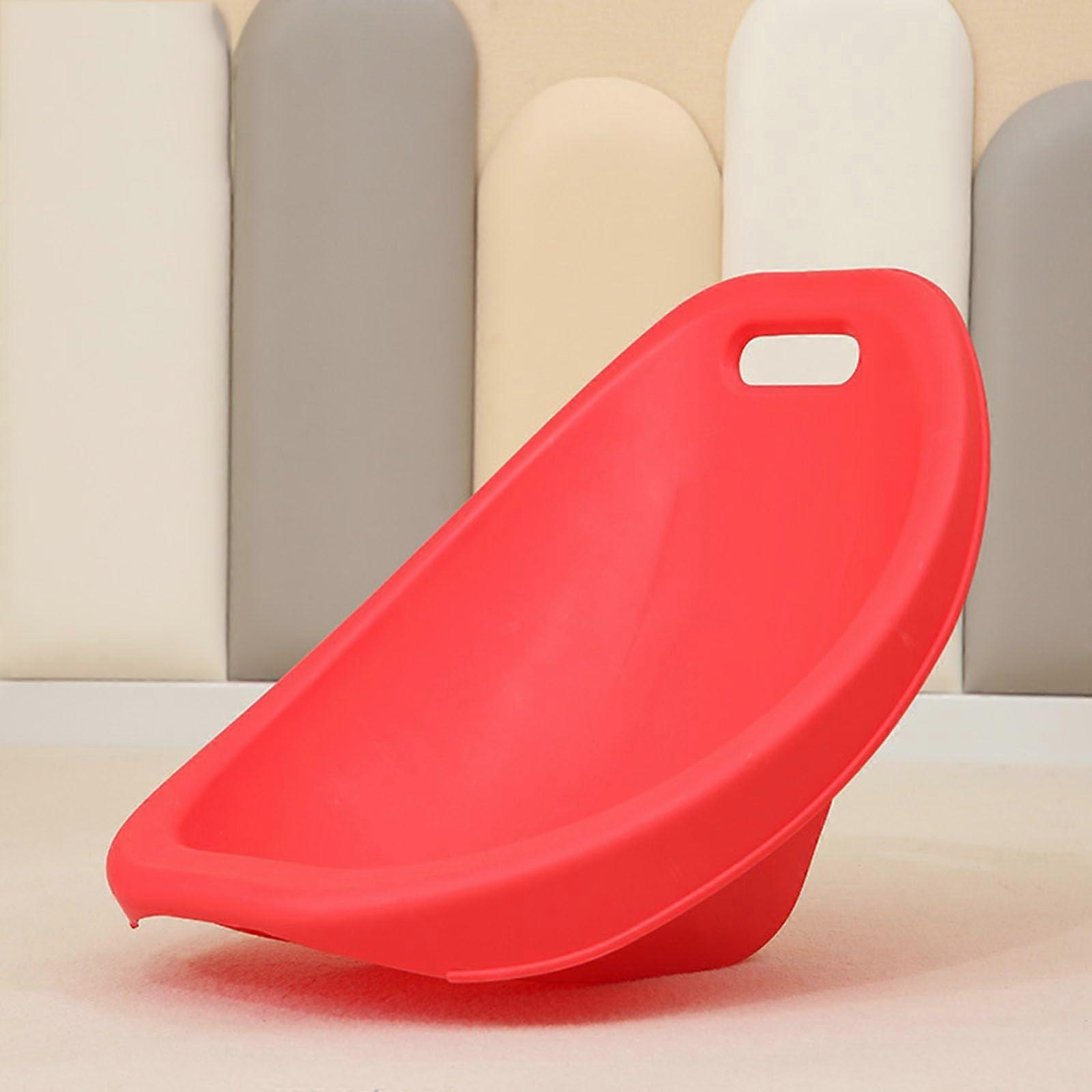 Scoop Rocker Chair Stackable Safe Plastic Wobble Chair for Indoor and Outdoor Use Practical Spoon Design Ideal for Playing Relaxing