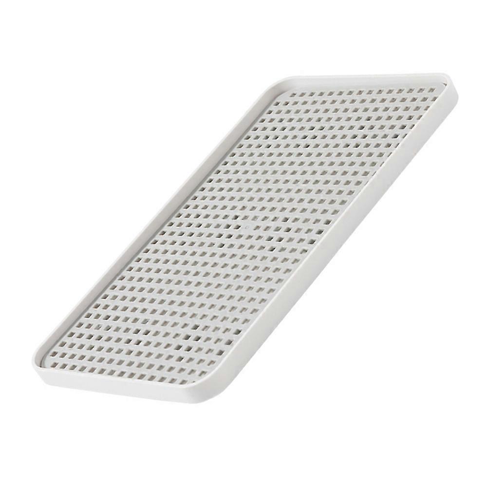 1pc Household Double Layer Draining Tray for Living Room Rectangular Bowls and Chopsticks