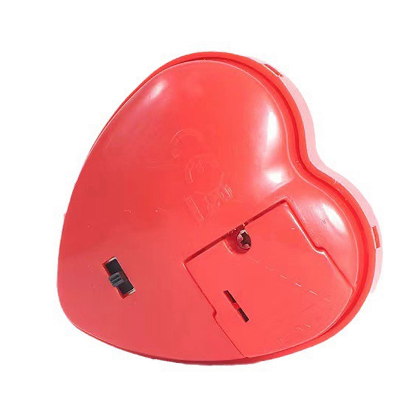 Heart shaped Voice Recorder Voice Gift 10 Seconds Record and Play Simple Recording Device Multicolor