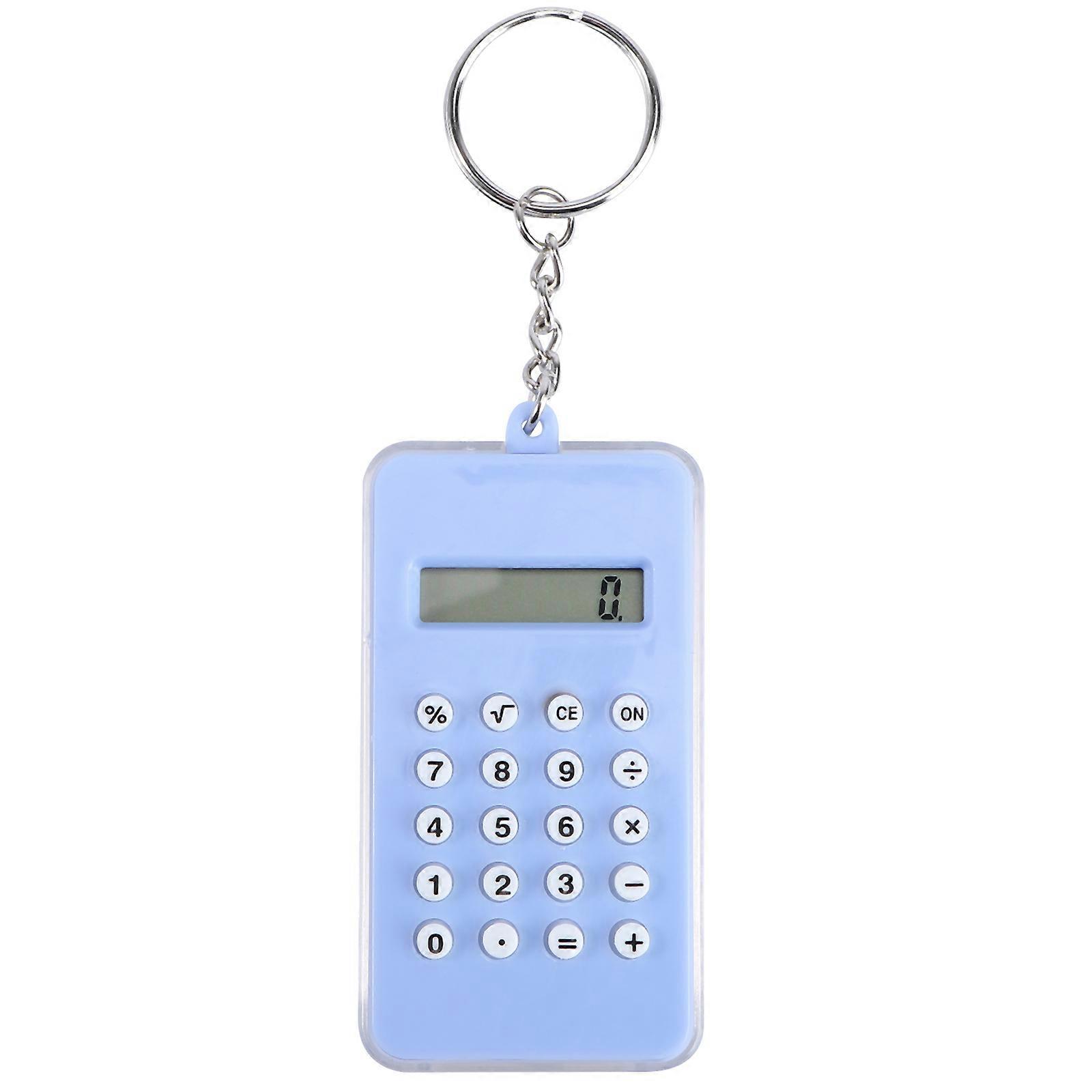 Creative Calculator Key Chain Pendant Lightweight Multipurpose Accessory for Handbags, Backpacks, and Wallets