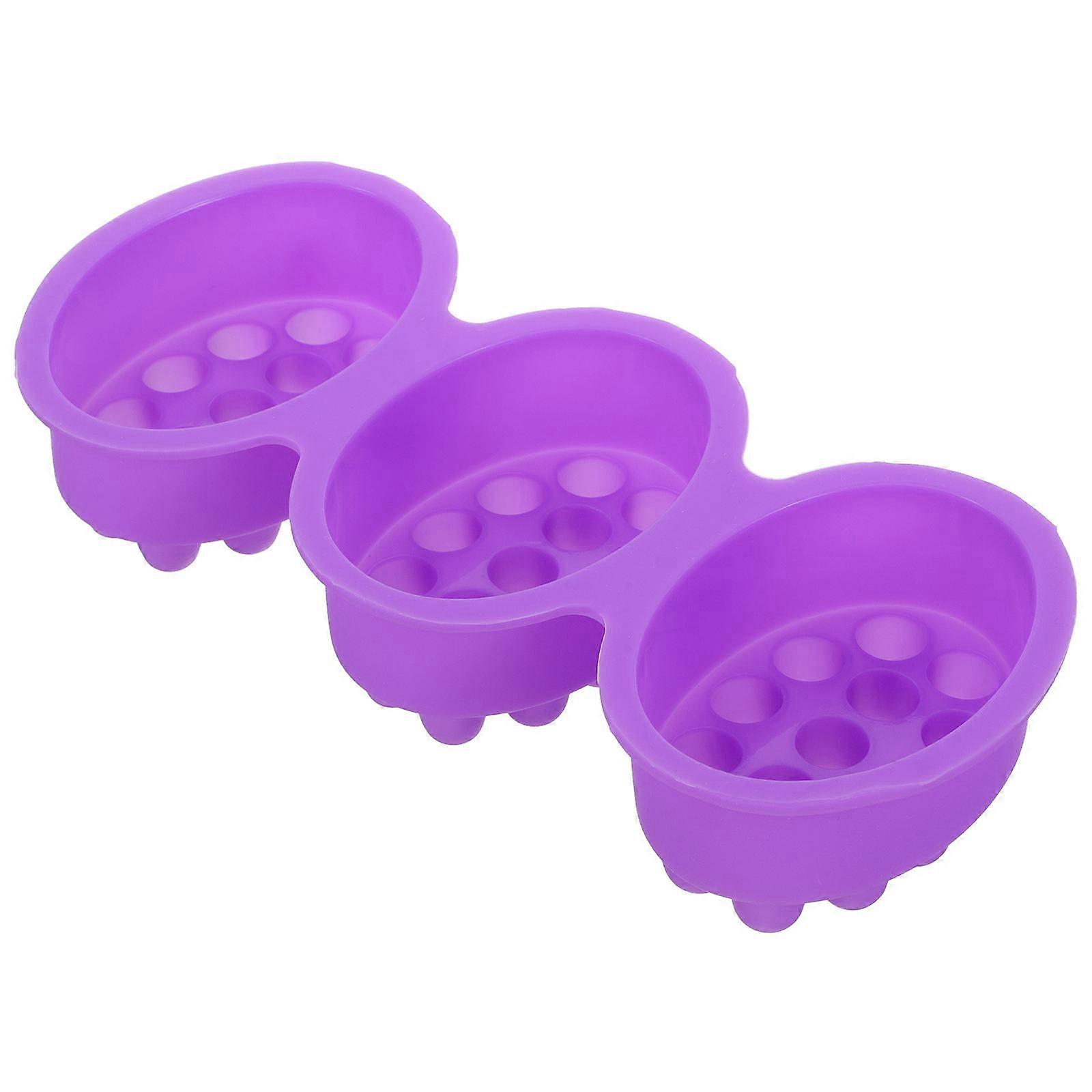 Oval Silicone Soap Mold for Handmade Soap and Candles – Innovative Massage Design, Non Stick, Perfect for Unique DIY Projects