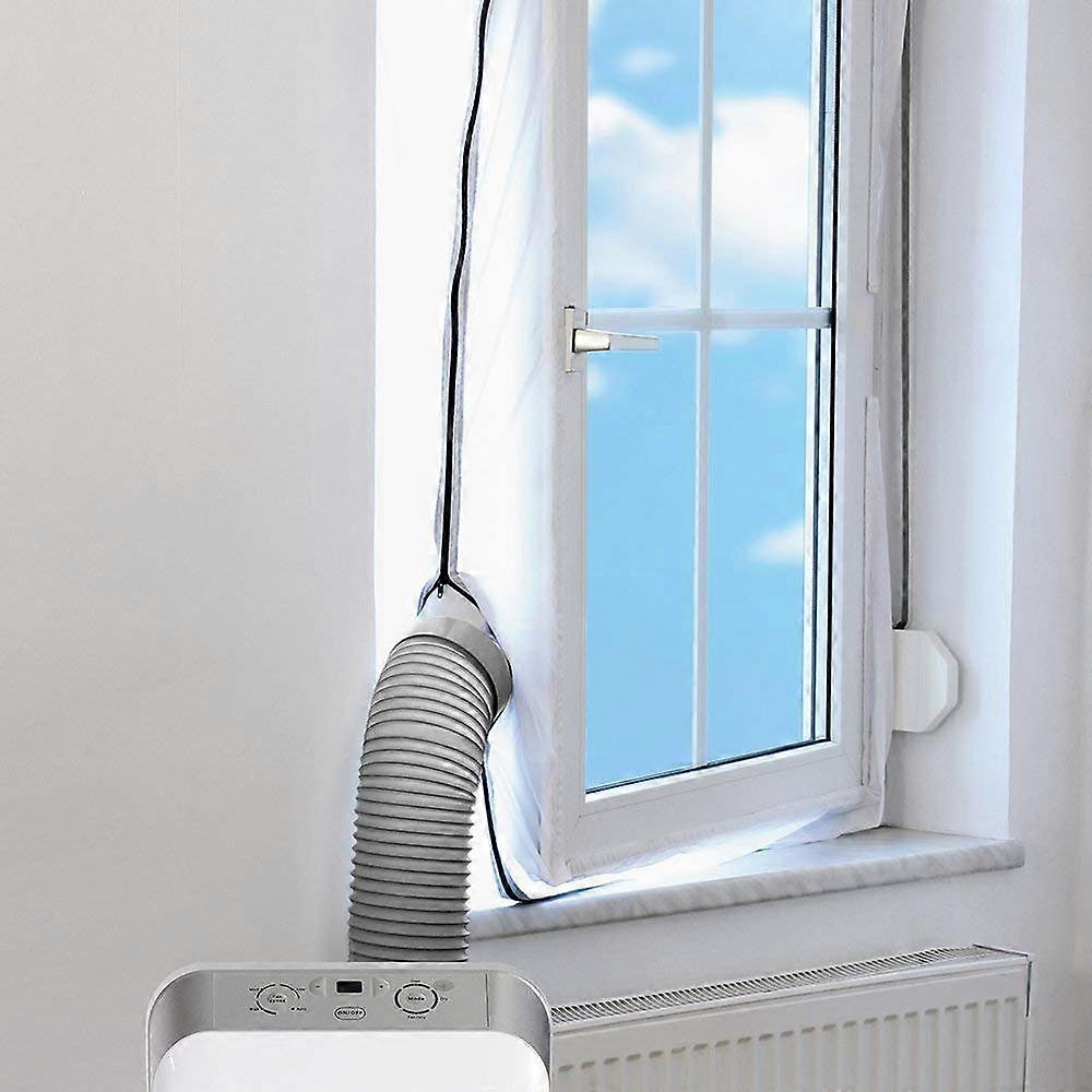 Hot Air Stop for Windows 400 cm – Window Seal for Mobile Air Conditioner, Dehumidifiers, and Dryers, Climate Control Accessory