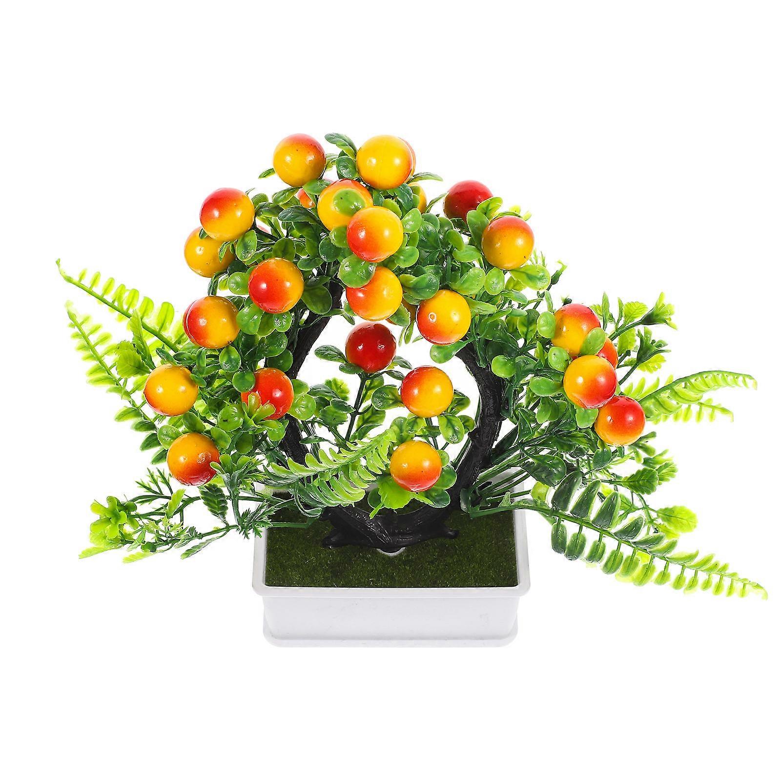 **Product Description: Artificial Potted Plants Simulated Fruit Tree Bonsai Decoration**
Enhance your indoor space with our **Artificial Potted