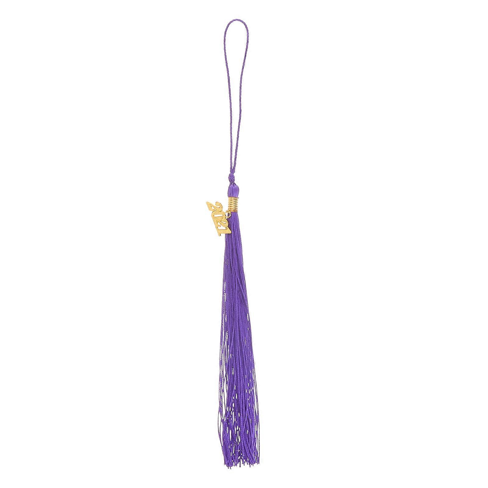 Tassel Shape Graduation Gown Accessory Students Graduation Ceremony Purple 1Pcs
