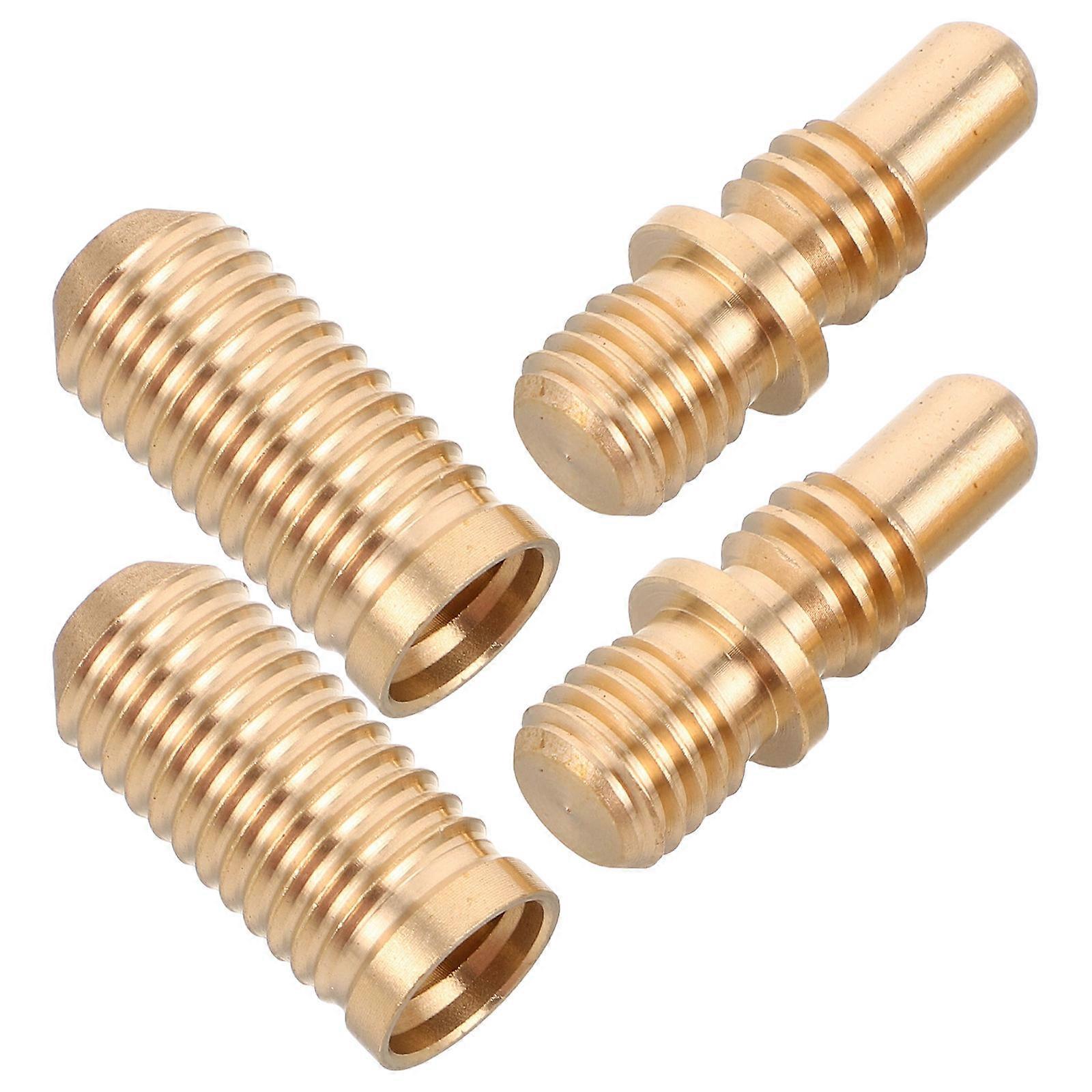 4pcs Billiard Cue Stick Screws for Pool Cue Repair Maintenance Tips and Hardware Accessories