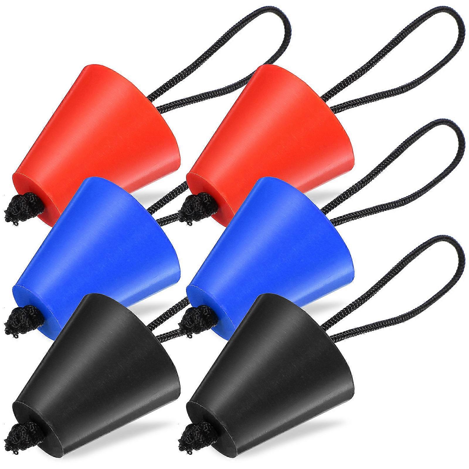 6pcs Durable Silicone Kayak Scupper Plugs for Canoes & Inflatable Boats – Lightweight, Easy to Use Drain Stoppers for Kayak Accessories