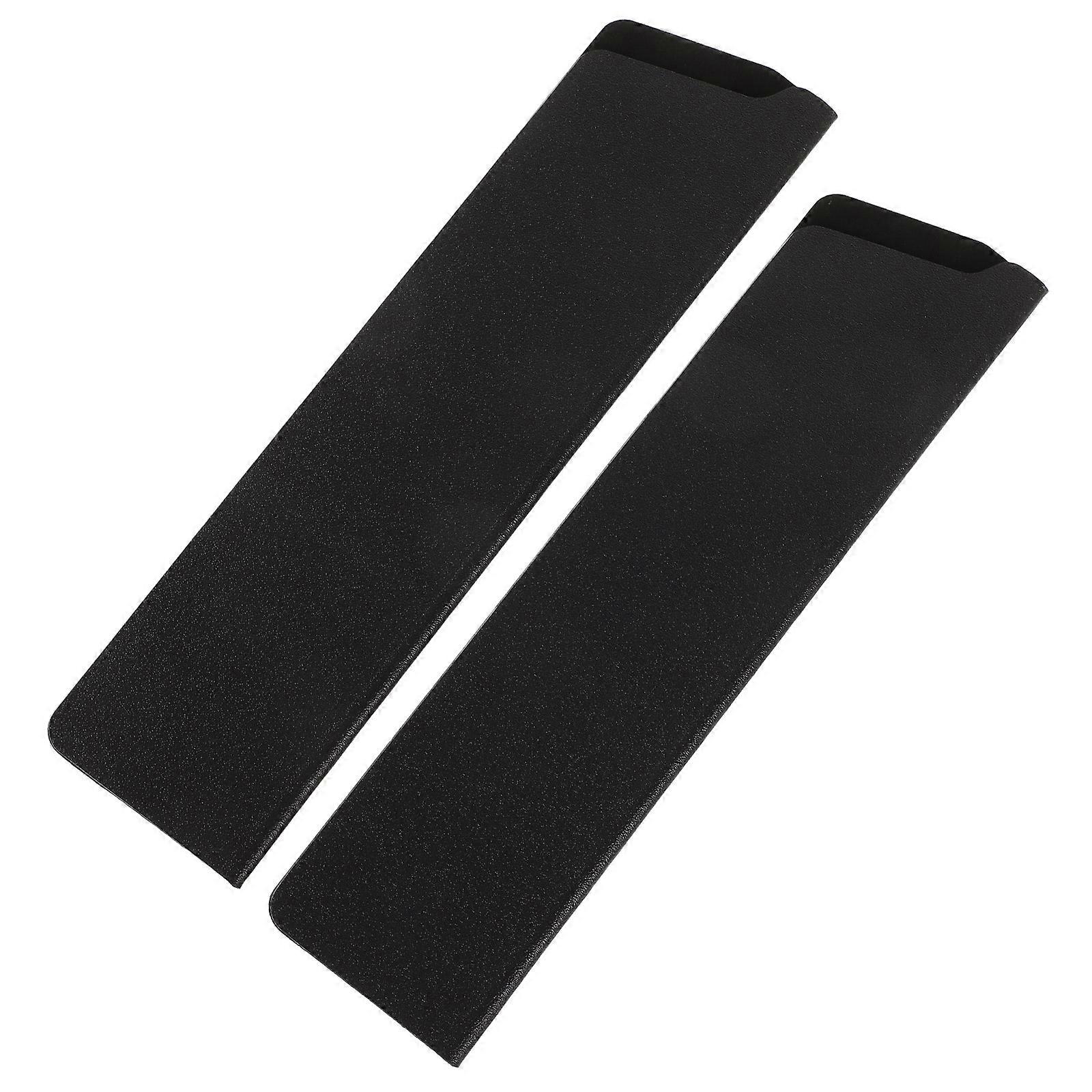 Protective Cover for 8 Inch Vegetable Black Plastic Material 2Pcs