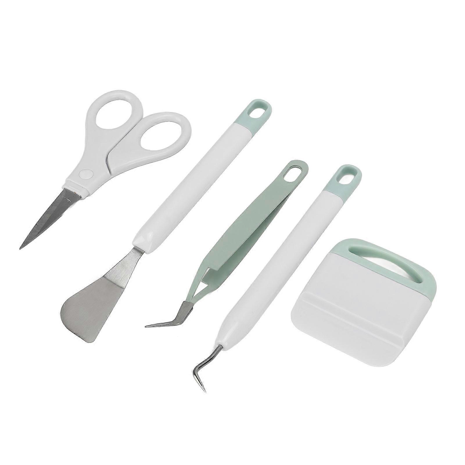 5pcs Craft Vinyl Weeding Set Metal Plastic Tools for Scrapbooking