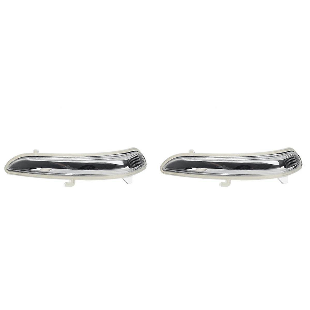 2X Right Side Wing Door Rear View Mirror Turn Signal Indicator Light Lens Cover 1607512680 for 208 2