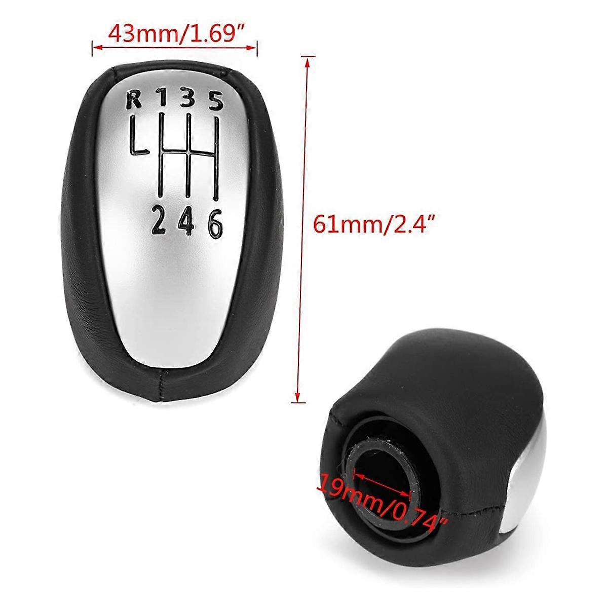 2X 6 Speed Car Gear Shift Knob Gaiter Boot Cover Lever Shifter Handle Stick Boot Gaitor for Mk3 2007