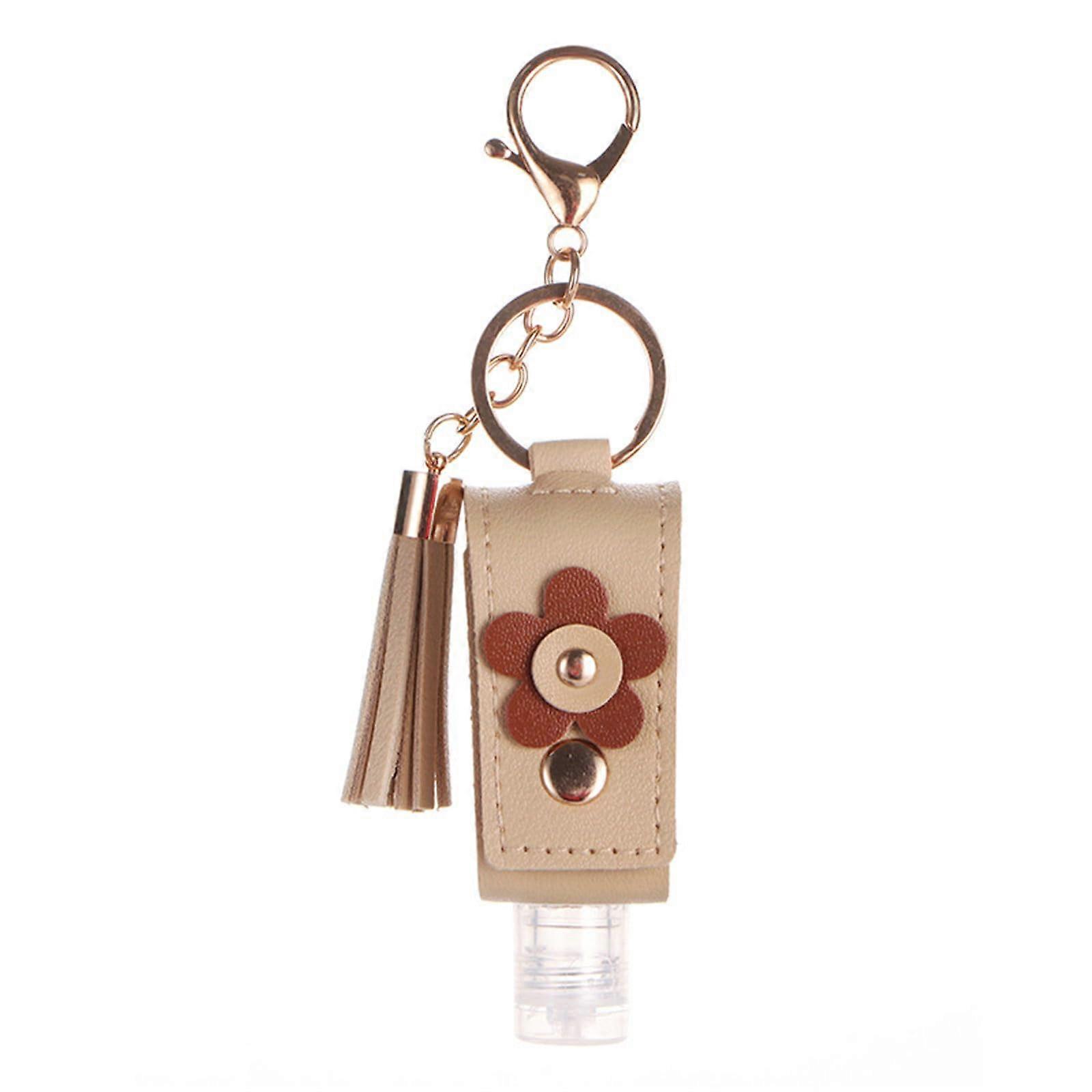 Portable squeeze bottle, leakproof, travel bottle with keychain holder