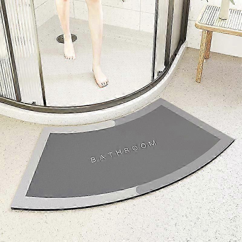 Diatom tihkuu nopeasti kuivuva kulmasuihkumatto Liukumaton kaareva kylpymatto pyöreään suihkuun Pehmeä imukykyinen sektorimatto kylpyhuoneeseen Mukava jalkamatto