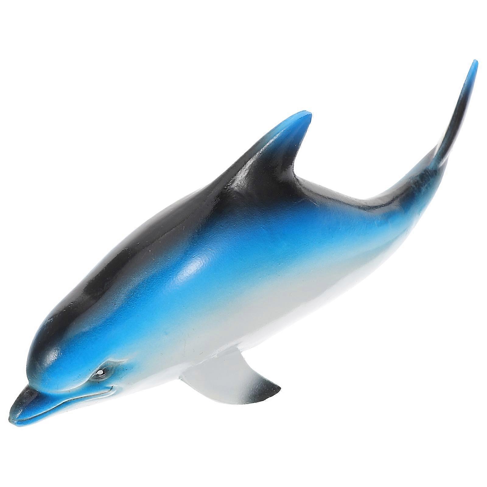 Plastic Dolphin Figurines Dolphin Sculpture Compact Size Without Taking Up Space 1Pack