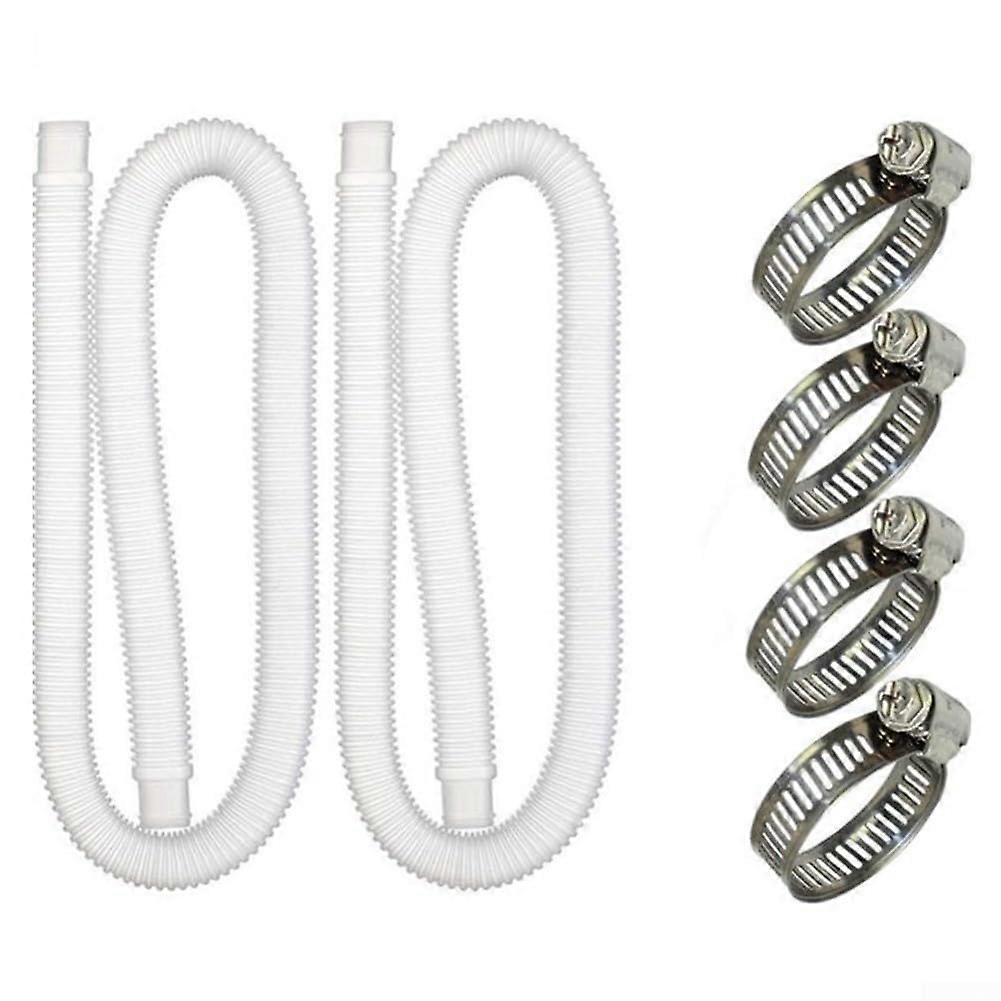 Pool Hose Replacement, Above-Ground Pool Pump Hose, 32 Millimeter Diameter, PVC