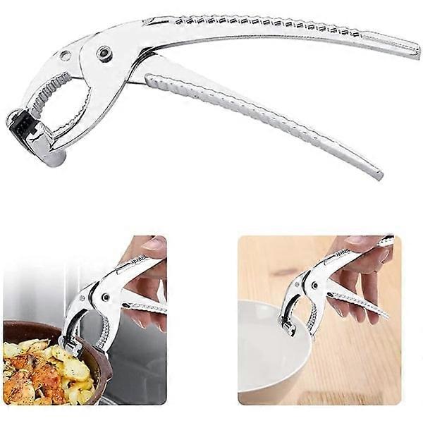 الألومنيوم مقبض كماشة التخييم وعاء كليب ، مقبض كماشة غير قابلة للانزلاق وعاء اليد كليب وعاء التخييم وعاء ساخن لوحة صينية الخبز مقبض وعاء