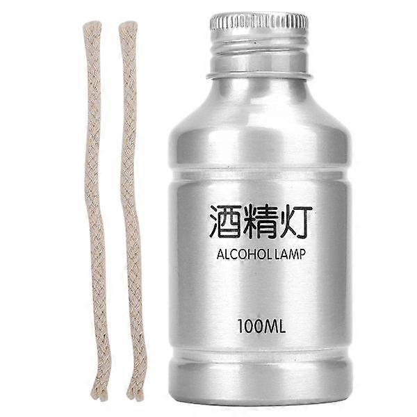 100ml κερί καύσης χημείας Αλουμίνιο Αξεσουάρ εργαστηριακής θέρμανσης Εξοπλισμός διδασκαλίας Ασημί