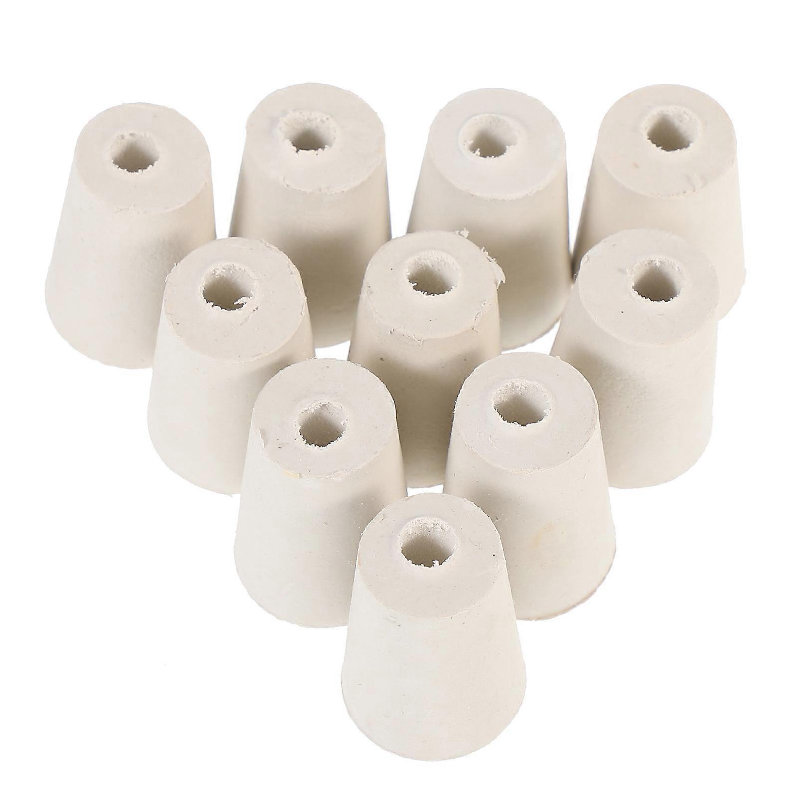 Tapered Rubber Stoppers for Laboratory Experiment Use 3X2.5X1.9CM 10Pcs