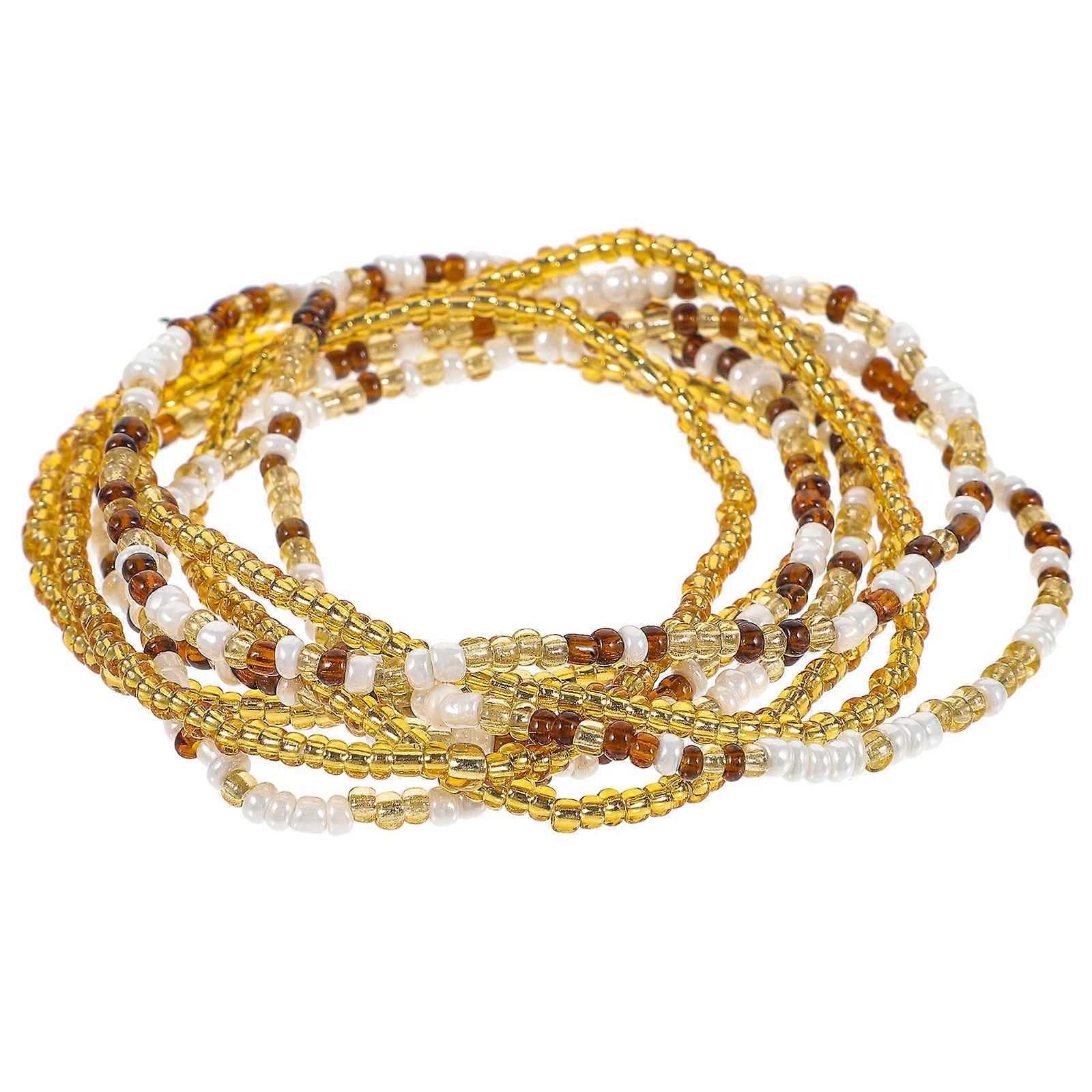 Body Chain For Women Waist Chains Decorative Beach Style Coffee Colour Set 2Set