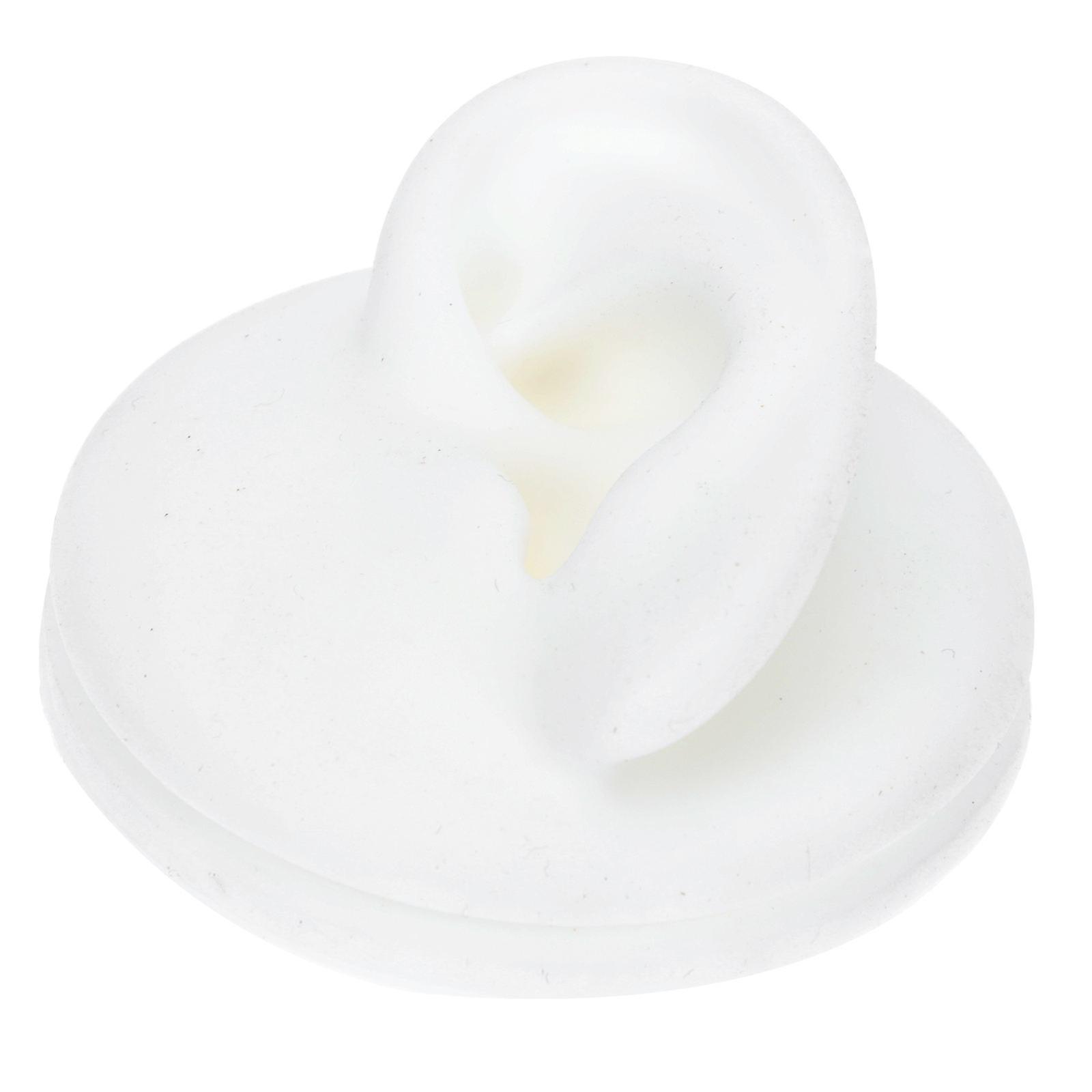 Simulation Puncture Ear Model 1Set Hearing Aid Ideal For Teaching Demonstration In White Color