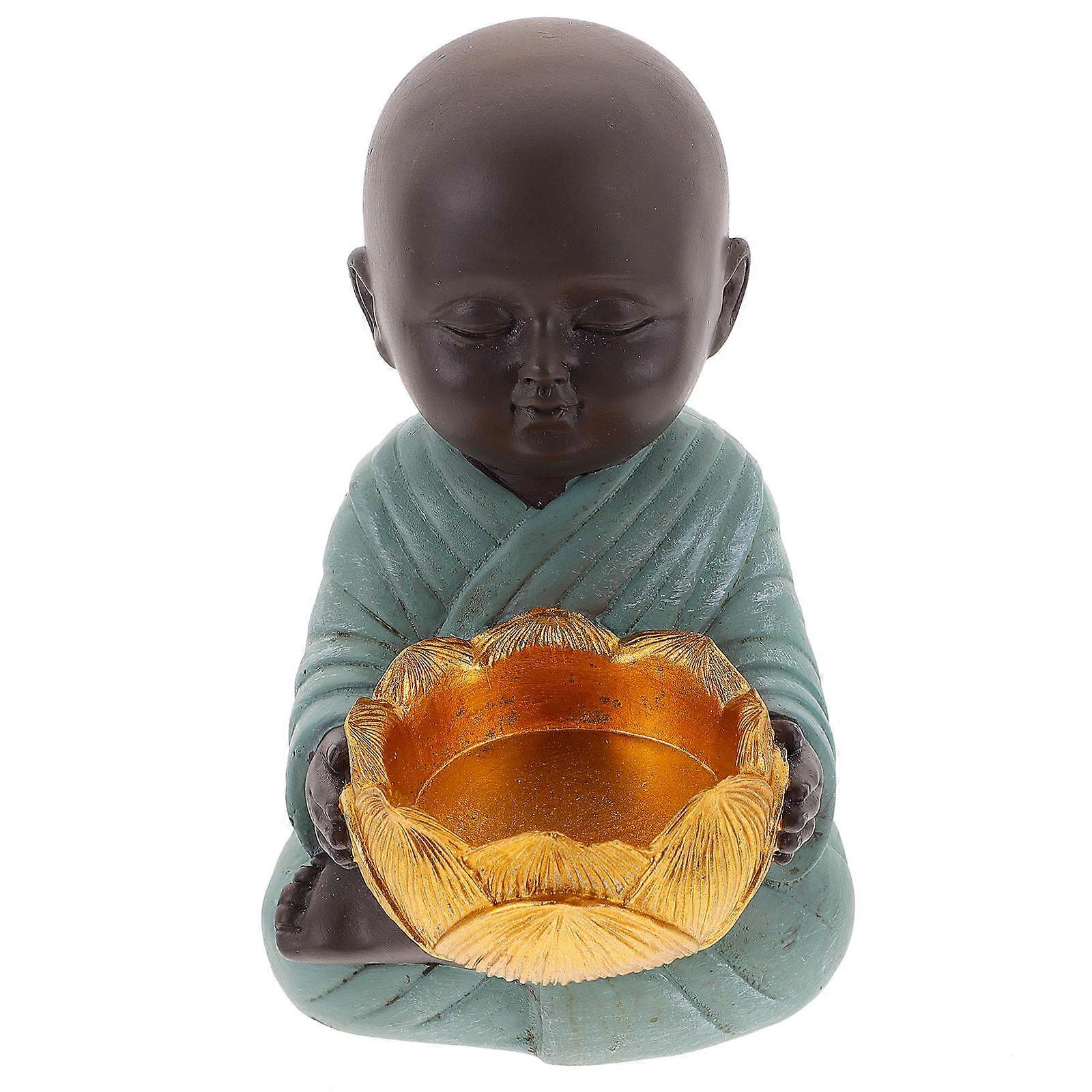 Skyblue Statue with Fine Workmanship for Decoration Resin Craft Perfect for Desktop
