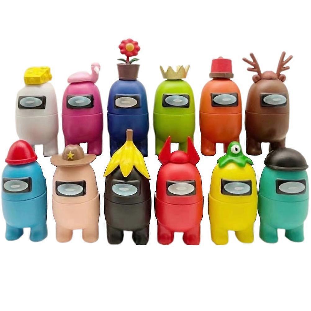 12PCS Cute Game Figures Dolls Cartoon Dolls Collection Party Gift for Game Fans