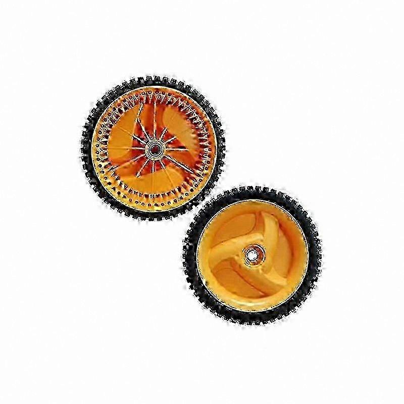 53T Replacement Lawn Mower Wheels, Compatible with Multiple Brands, Set of 2