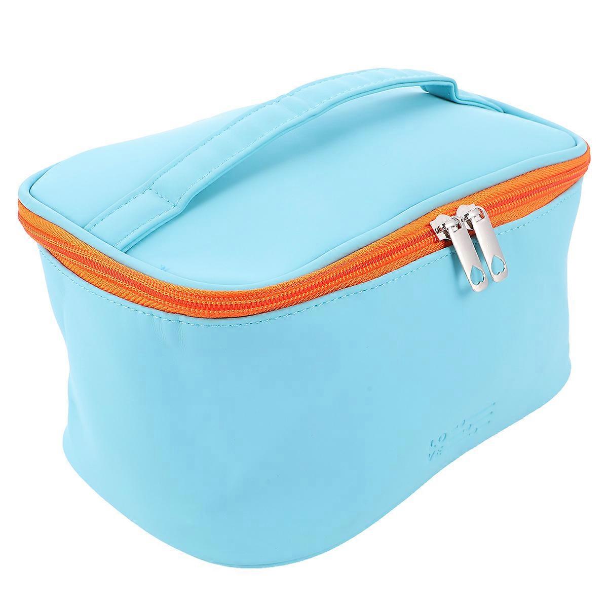 Travel Cosmetic Bag for Women Waterproof Makeup Pouch Rectangular Design for Camping 1Pack