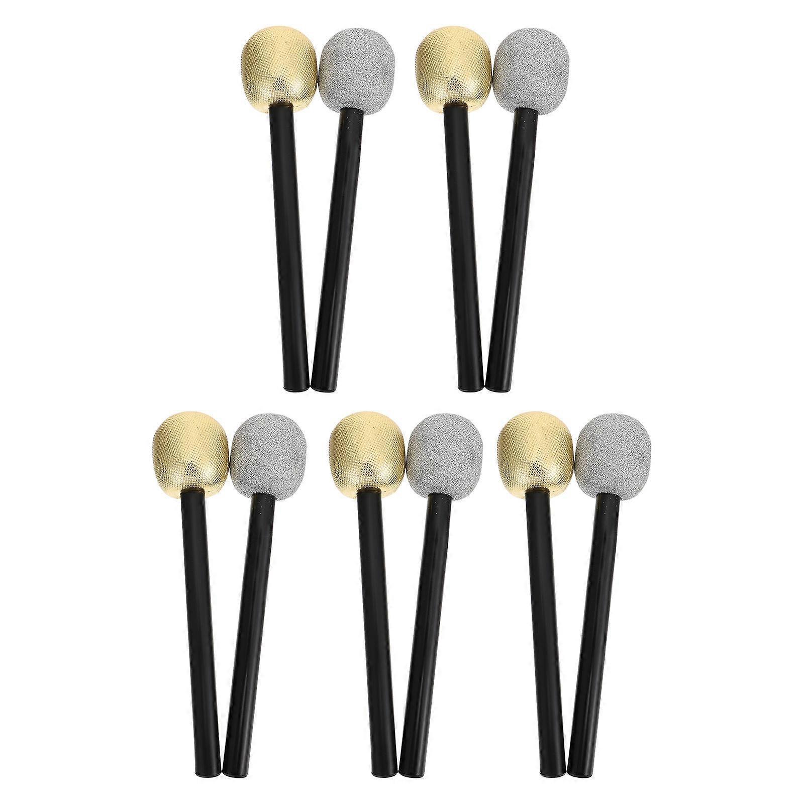 Cosplay Props For Kids Featuring Microphone Shapes 10Pcs Ideal For Halloween Holiday Celebrations