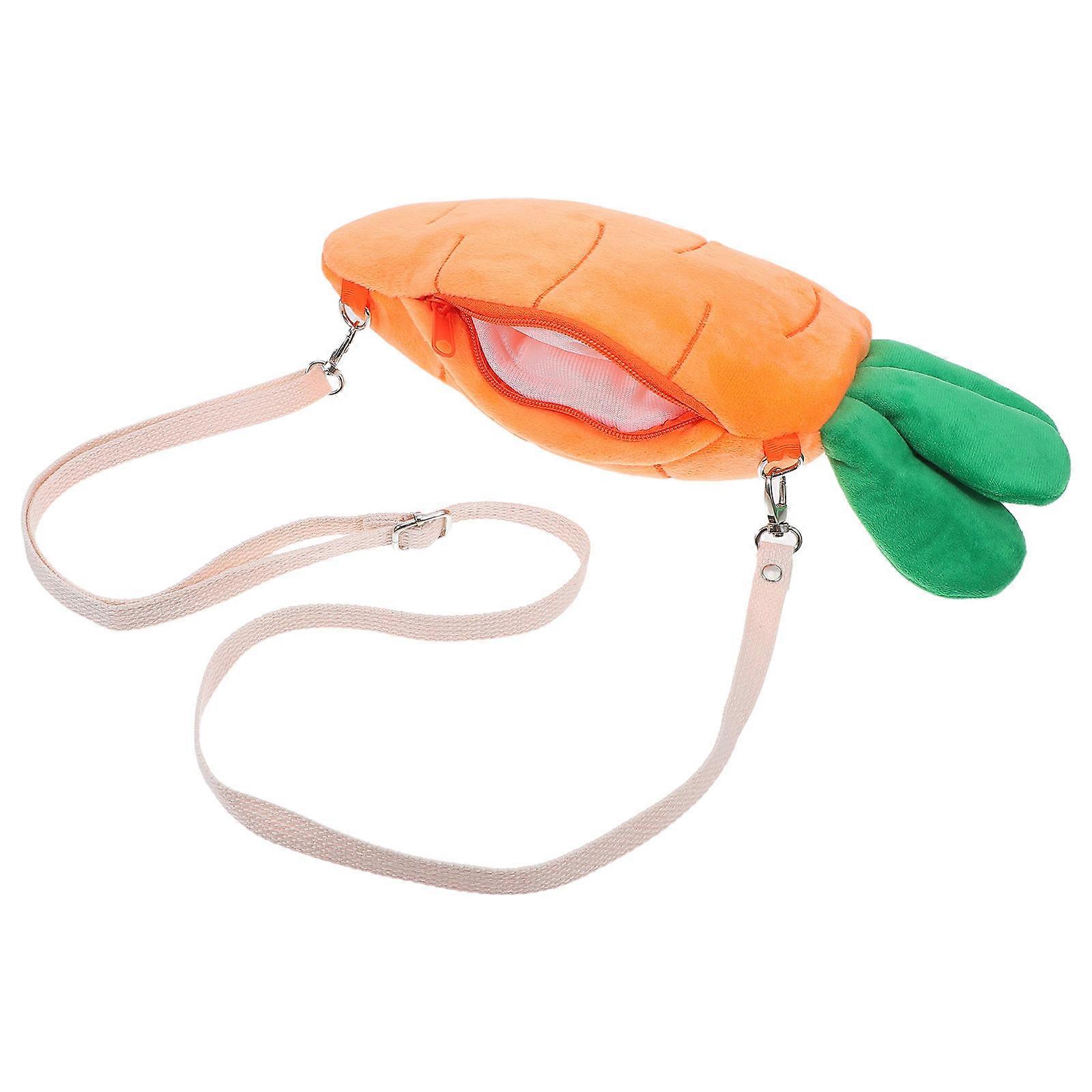 حقائب قودي على شكل جزر برتقالي PP قطن أفخم كاجوال للاستخدام اليومي 35 × 16 سم تخزين للأساسيات 1 عبوة