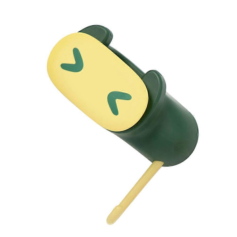 Mop Holder Wall Mount Tool Organizer Suitable For Household Users 10.4X9.5CM Green 1Pack