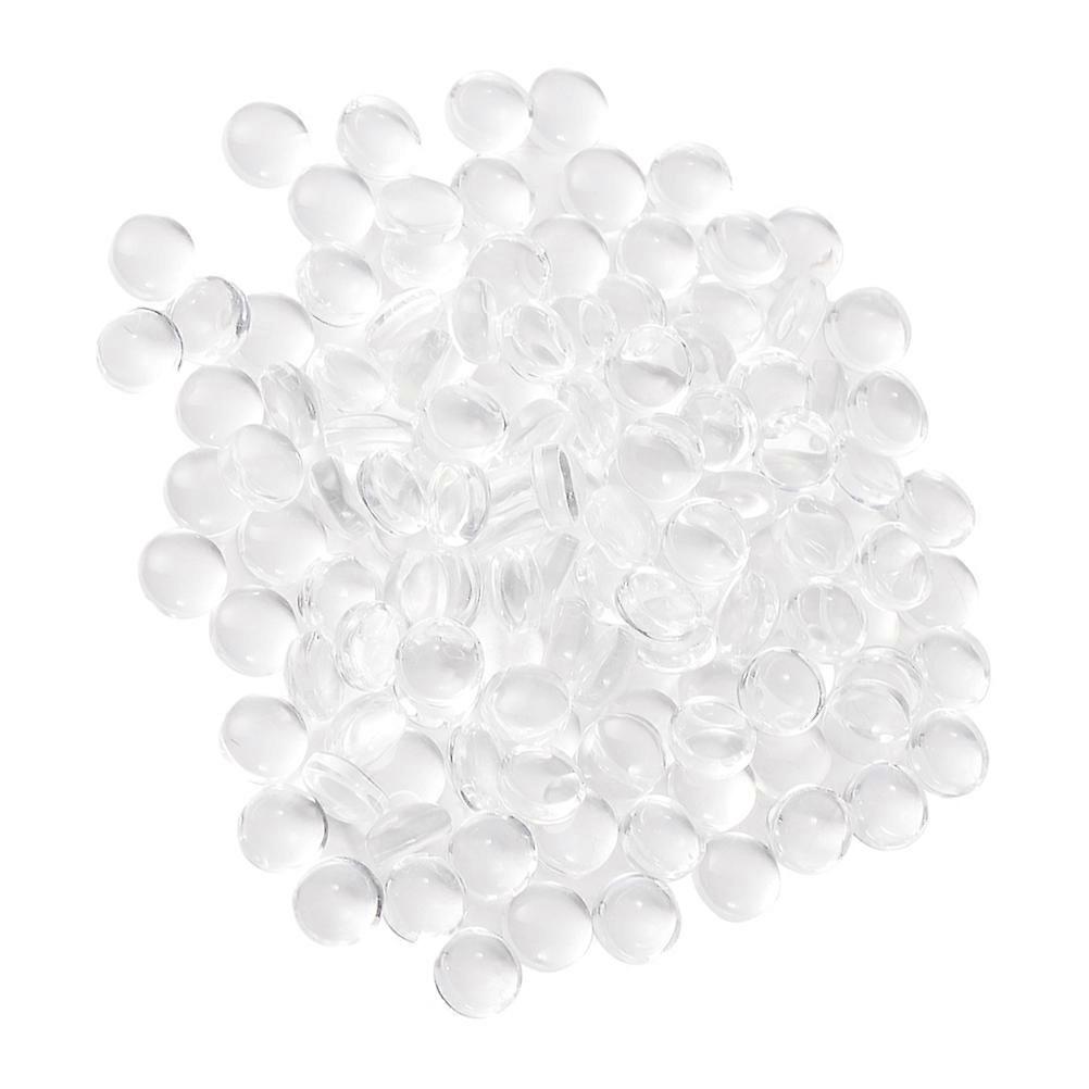 150Pcs Clear Glass Cabochons For Decoration In DIY Projects And Jewelry Making Enthusiasts