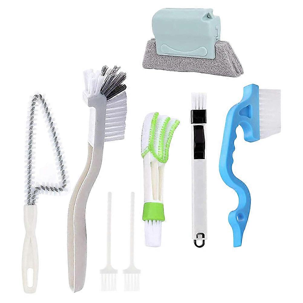 Window Slot Cleaning Tool 1 Set Light Grey Home Use Brush For Deep Cleaning Corners And Crevices