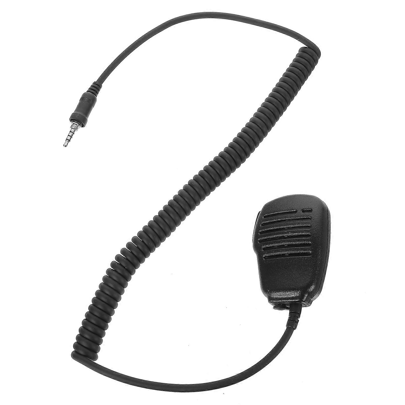 Reusable Shoulder Speaker Mic For General Users In Outdoor Settings Transmission Black 1Pack