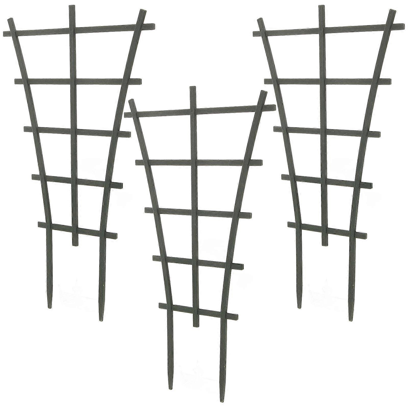 3pcs Garden Climbing Plants Support Rack Growing Vine Stand Climbing Trellis