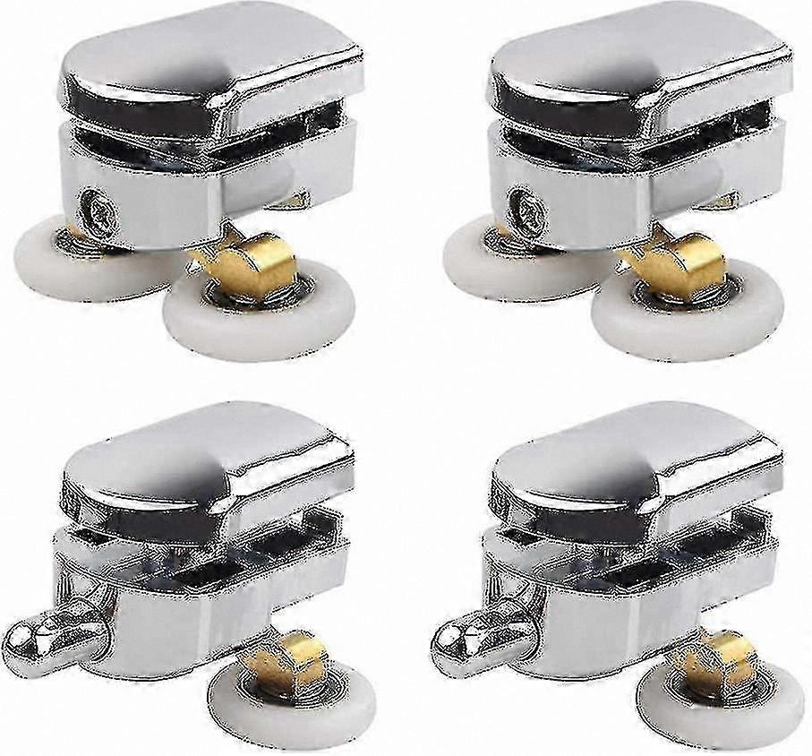 4 Pack 23mm Sliding Shower Door Rollers Replacement Wheels for Smooth Operation