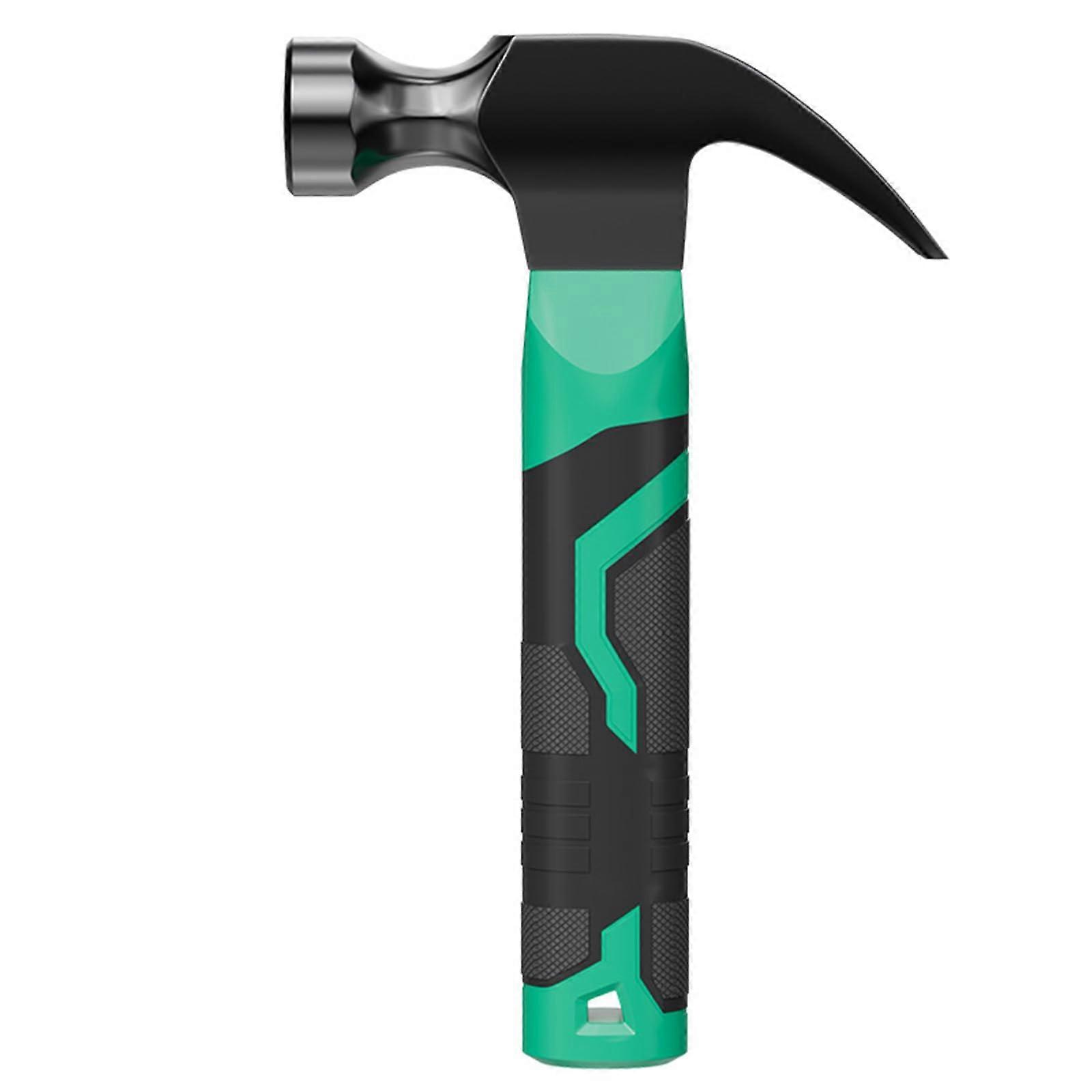 Hammer with Ergonomic Grip, Compact Design for Woodworking, Multi-Functional Claw Hammer for Home Improvement and Vehicle Repairs