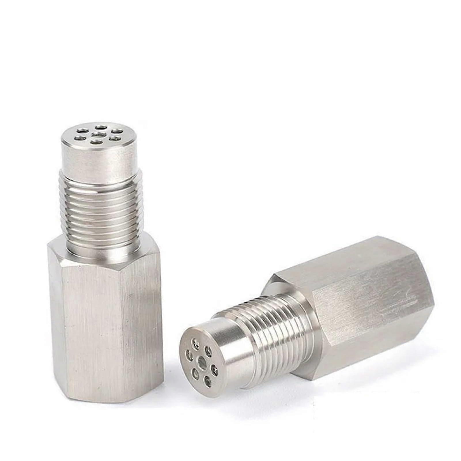 Nitrogen Oxide Sensor Universal 2 Pack M18 X 1.5 Spacer Adapter For O2 Sensor Extension Filter Check Engine Light