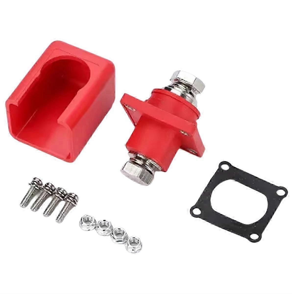 Pure Copper Energy Storage Connector, Industrial Grade Terminal Block, Square Through-Wall for Lithium Batteries