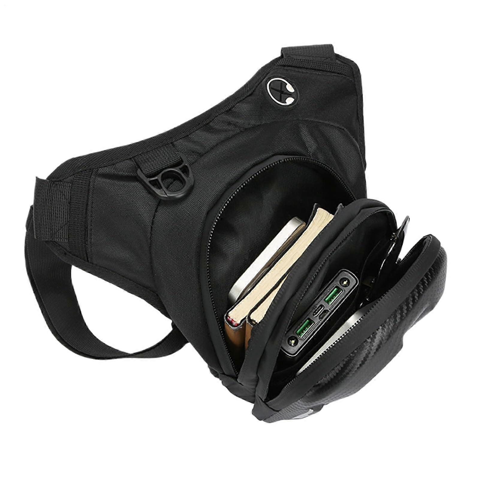 Thigh Bag, Motorcycle Bag, Waist Motorcycle Utility Bag, Quick Adjustable Waterproof Multi Purpose Capacity Bag for Commuting Touring