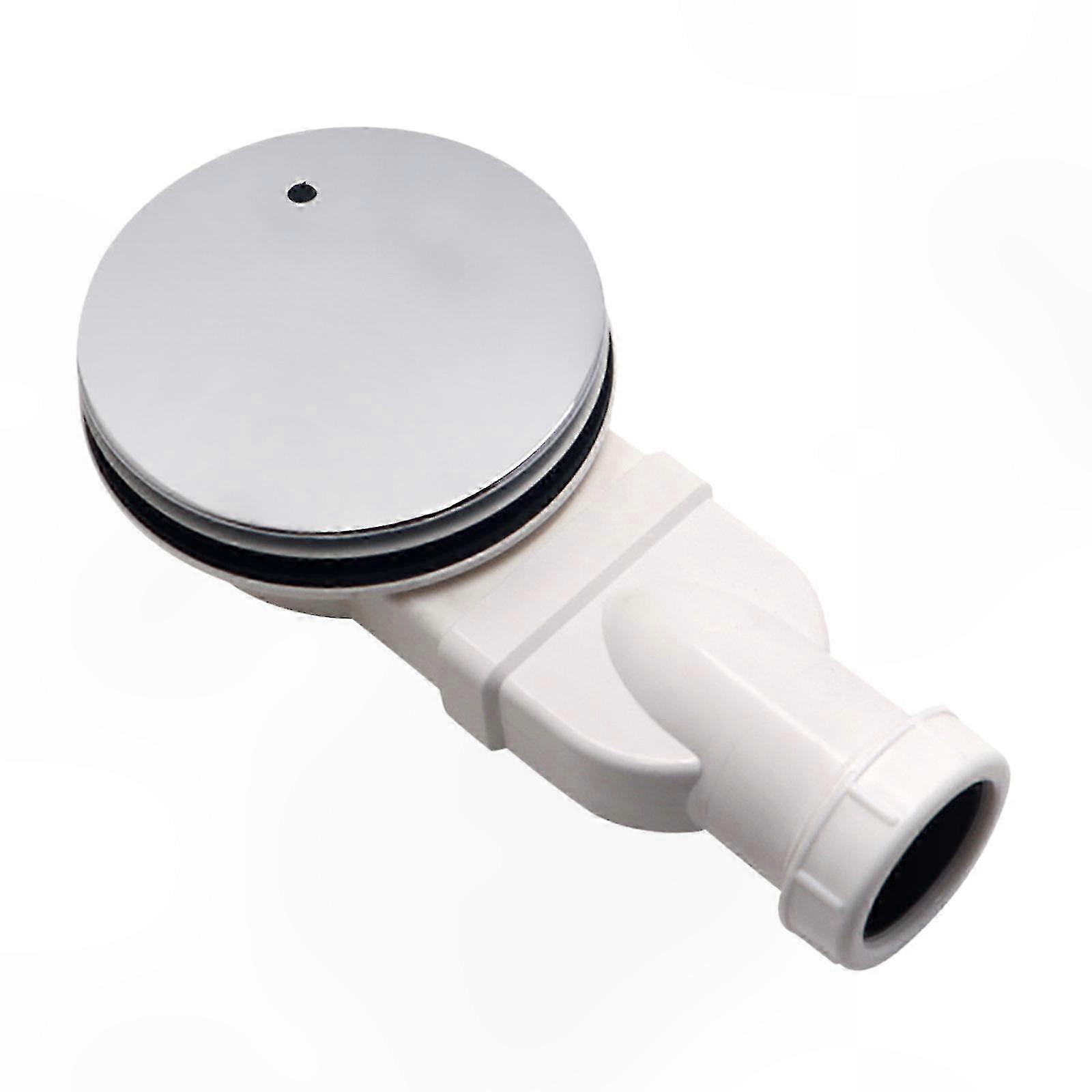 Compact PVC Siphon Drain for Shower Trays with White Waste Outlet