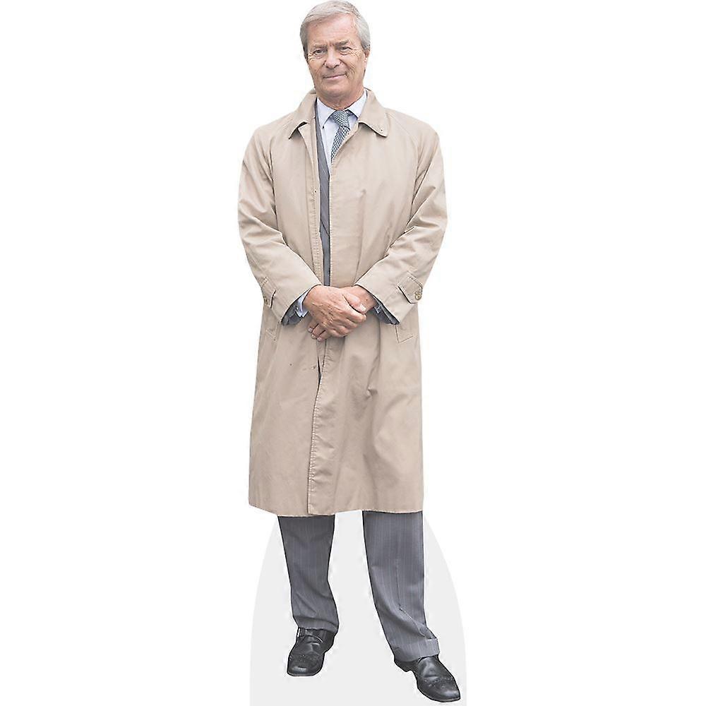 Vincent Bollore (Coat) Cardboard Cutout (lifesize OR mini size). Standee. Stand Up.